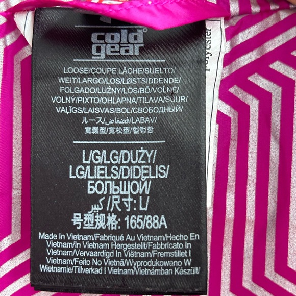 UNDER ARMOUR womens large Cold gear hot pink packable vest - Picture 7 of 11